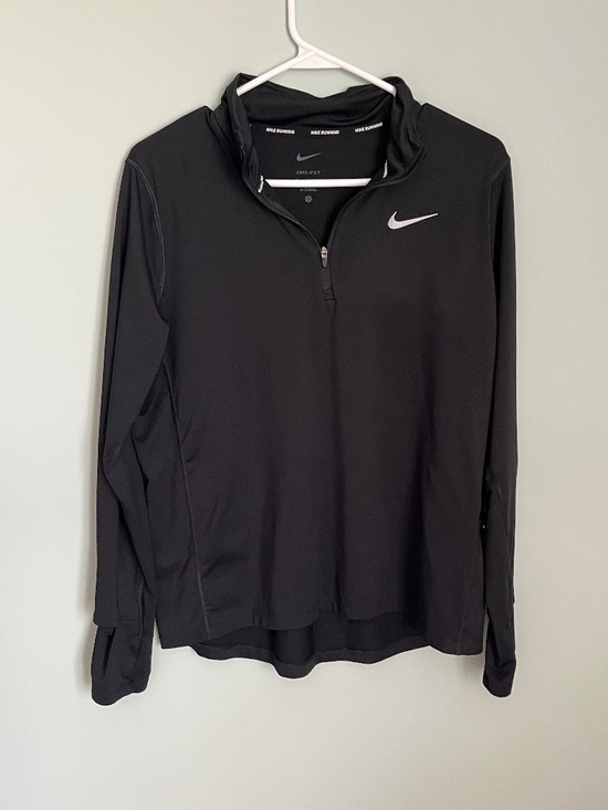 Nike Tops - Women’s Nike Dri-Fit Black Running Athletic Quarter Zip Pullover M